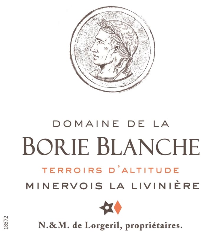 Lorgeril Domaine de la Borie Blanche La Liviniere Terroirs d'Altitude 2013 Front Label