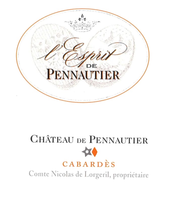 Chateau de Pennautier L'Esprit de Pennautier 2011 Front Label