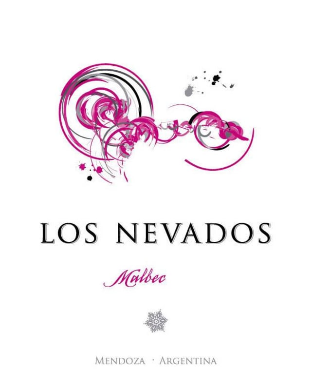 Los Nevados Malbec 2015 Front Label