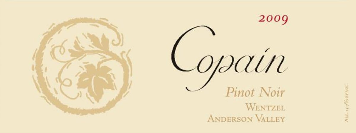 Copain Wentzel Pinot Noir 2009 Front Label