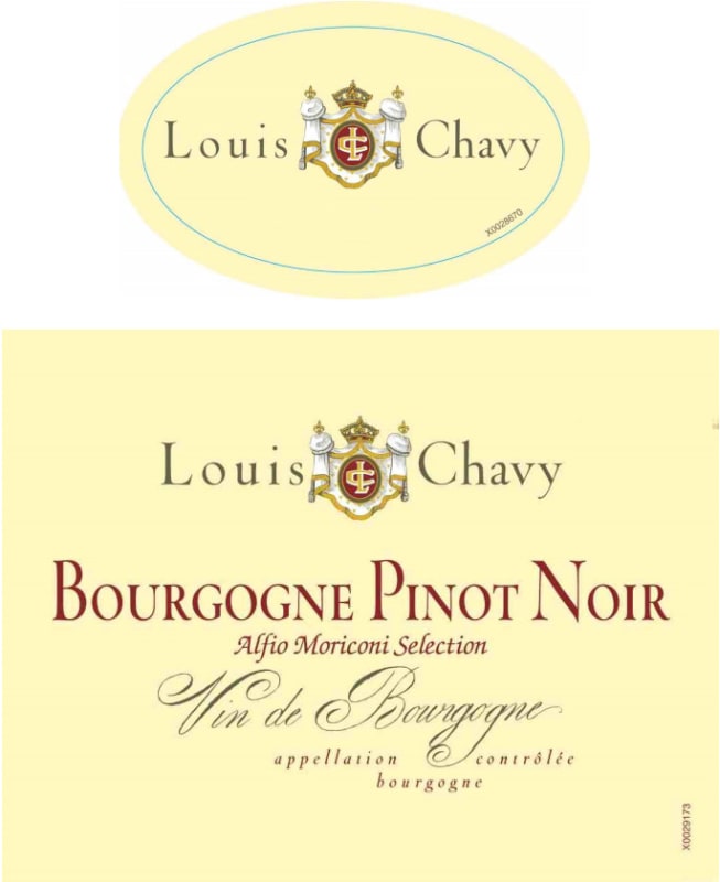 Louis Chavy Pinot Noir 2011 Front Label
