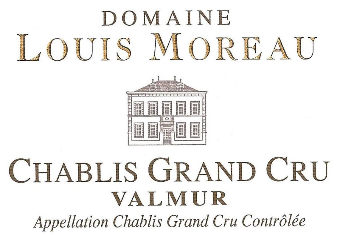 Domaine Louis Moreau Chablis Valmur Grand Cru 2010 Front Label