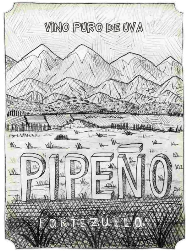 Louis-Antoine Luyt Pipeno Portezuelo 2014 Front Label