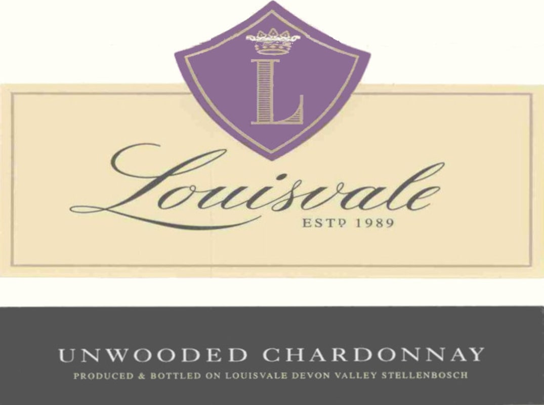 Louisvale Stellenbosch Unwooded Chardonnay 2009 Front Label