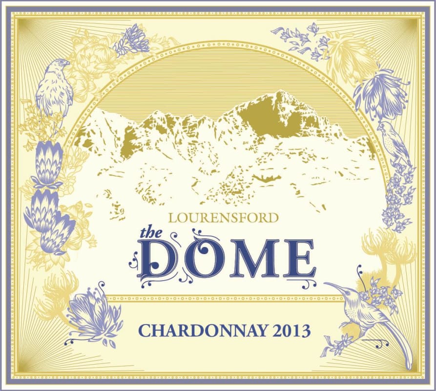 Lourensford The Dome Chardonnay 2013 Front Label