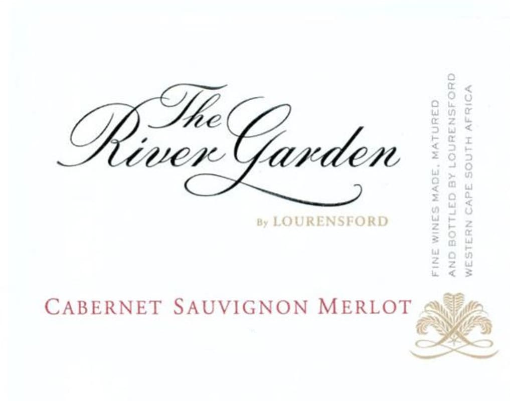 Lourensford The River Garden Cabernet Sauvignon Merlot 2015 Front Label