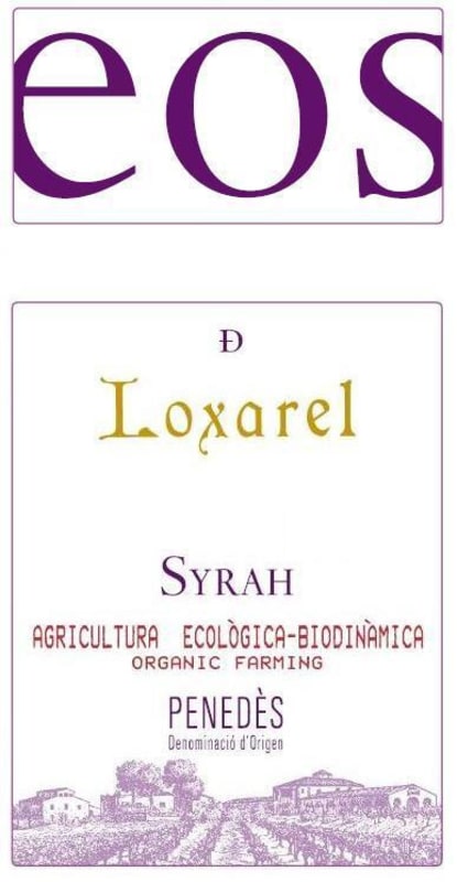 Loxarel Eos Syrah 2010 Front Label
