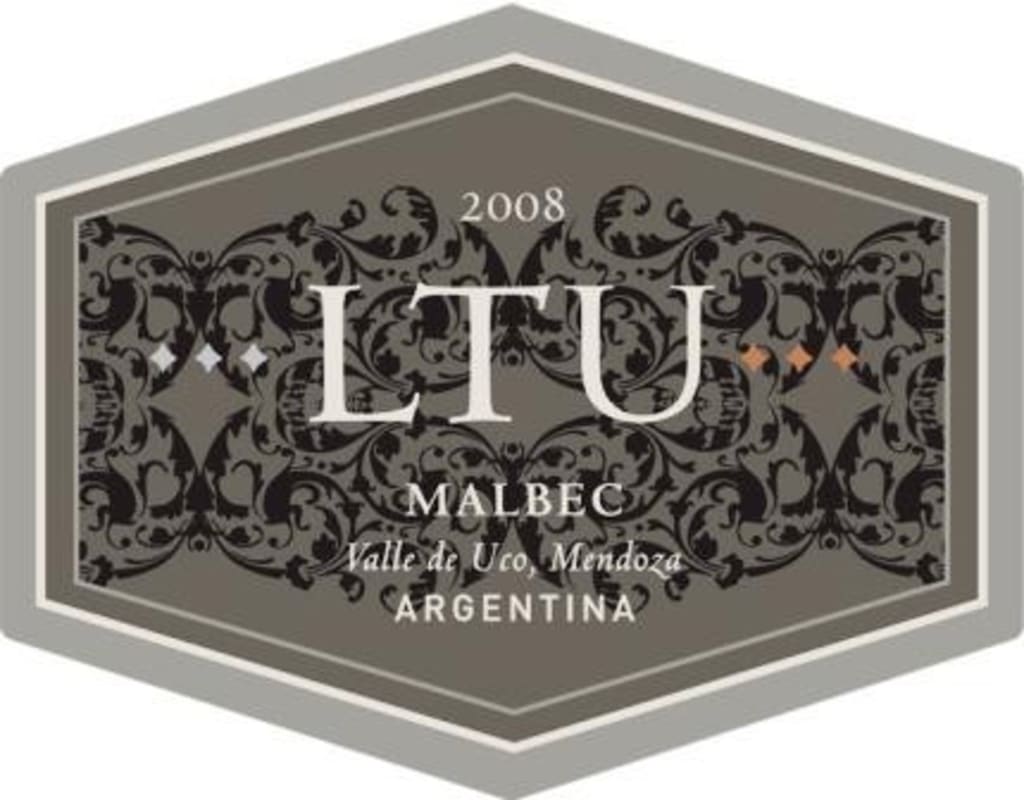 LTU Wines Malbec 2008 Front Label