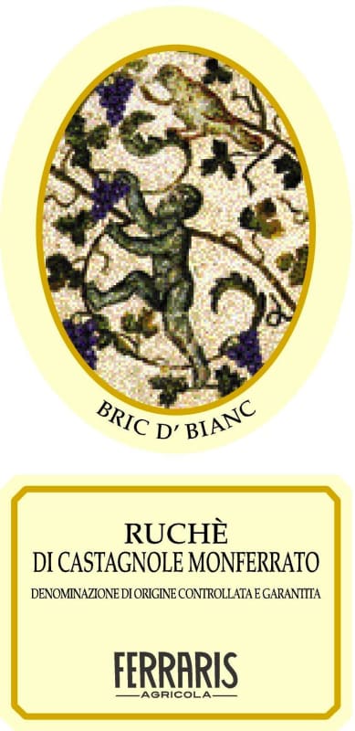 Ferraris Ruche di Castagnole Monferrato Bric d' Bianc 2012 Front Label