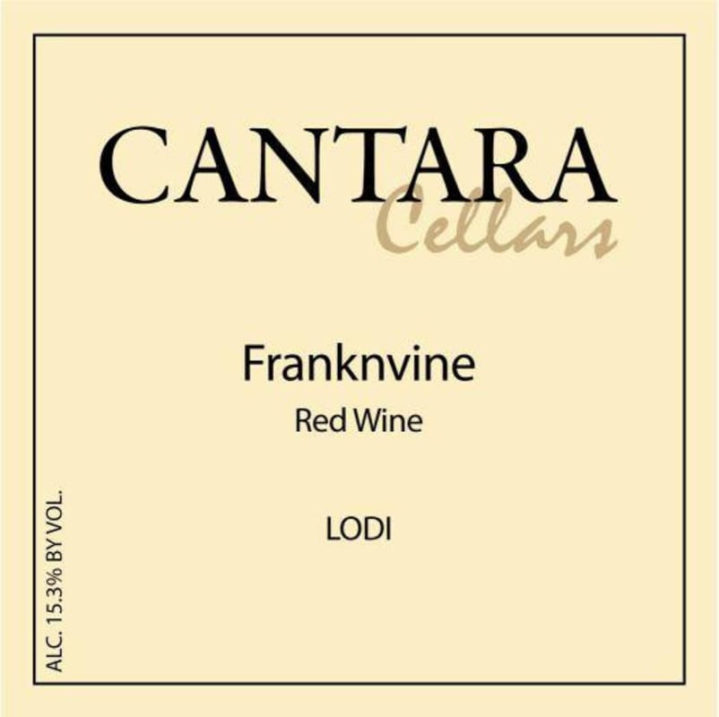 Cantara Cellars Franknvine 2010 Front Label