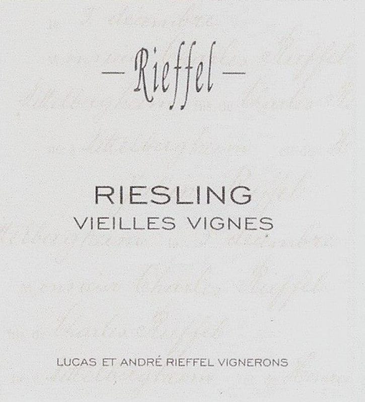 Lucas et Andre Rieffel Vieilles Vignes Riesling 2013 Front Label