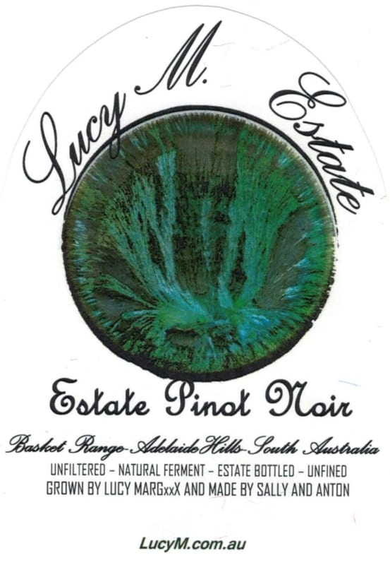 Lucy Margaux Vineyards Estate Pinot Noir 2015 Front Label