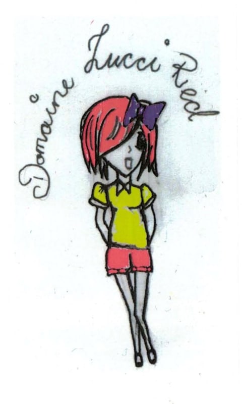 Lucy Margaux Vineyards Domaine Lucci Ried 2015 Front Label