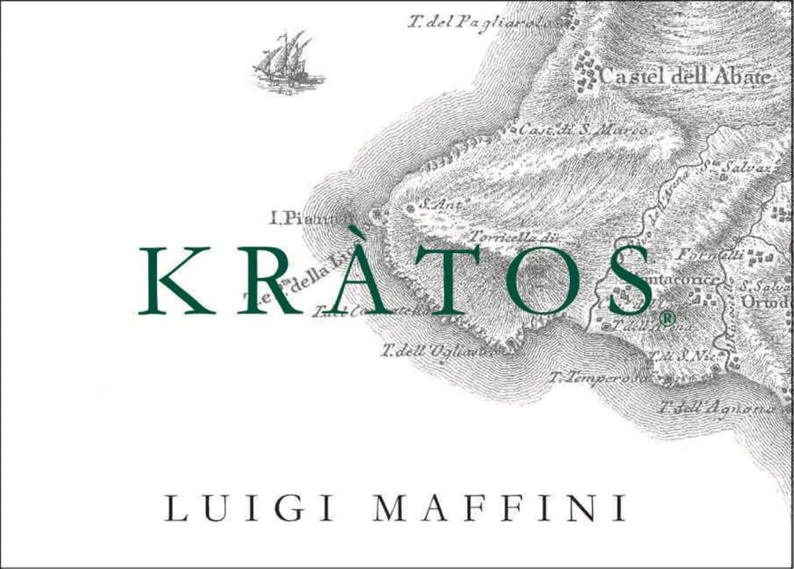 Luigi Maffini Paestum Kratos Fiano 2015 Front Label