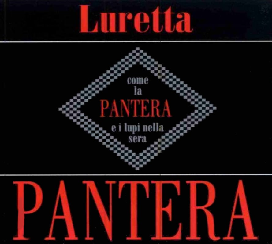 Luretta Pantera Terra di Veleia Rosso 2012 Front Label