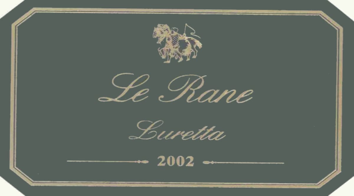 Luretta Colli Piacentini Le Rane Malvasia 2002 Front Label