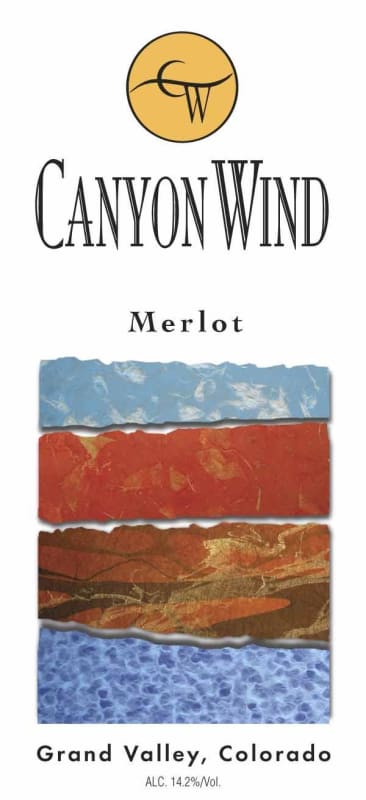 Canyon Wind Cellars Merlot 2009 Front Label