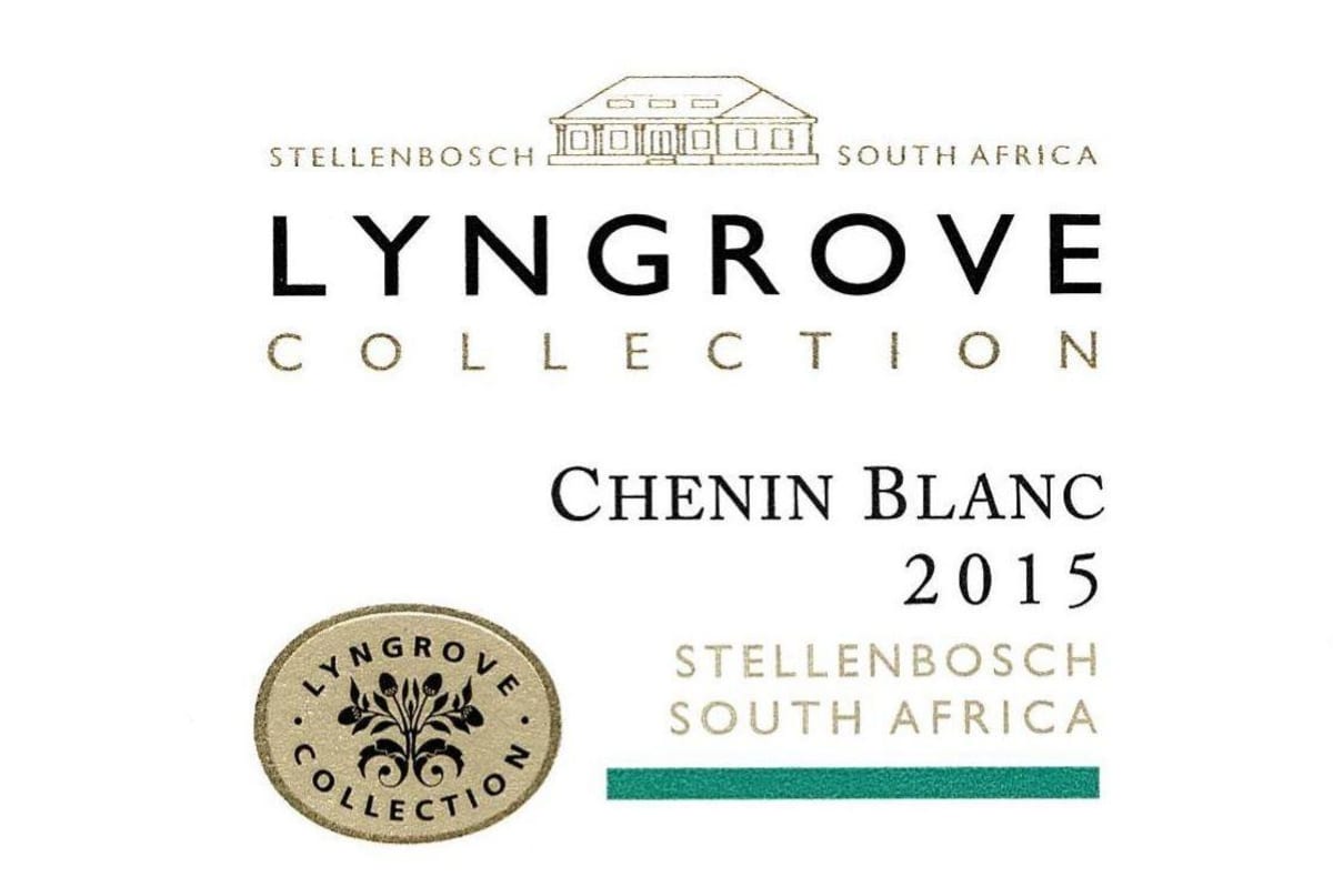 Lyngrove Collection Chenin Blanc 2015 Front Label