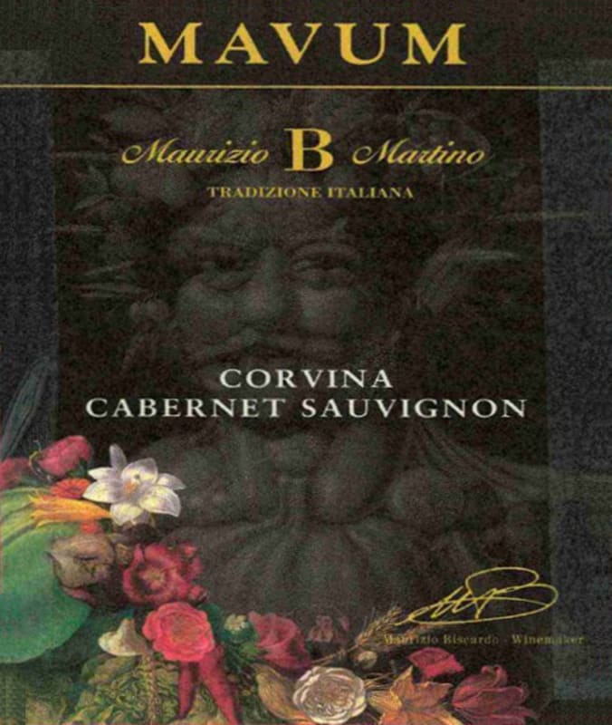 Mabis Mavum Corvina Cabernet Sauvignon 2012 Front Label