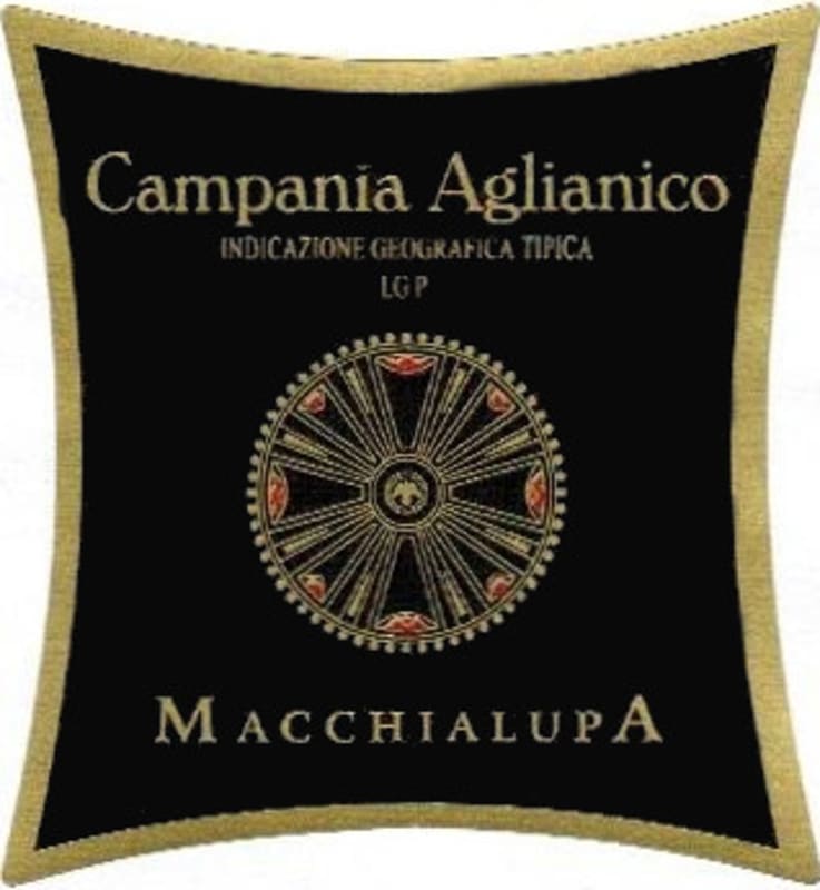 Macchialupa Campania Aglianico 2013 Front Label