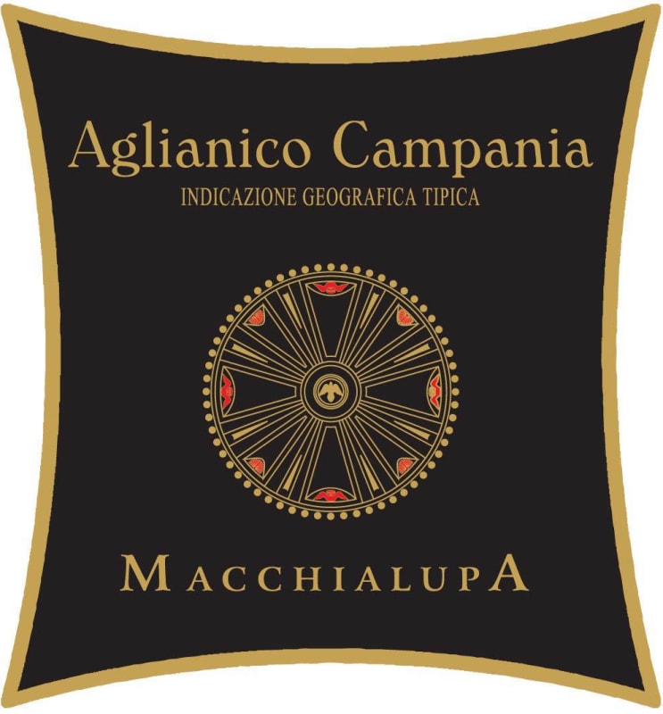 Macchialupa Campania Aglianico 2008 Front Label