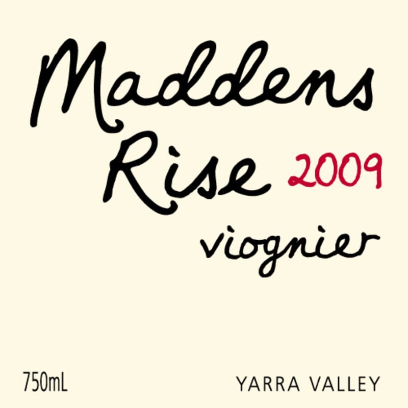 Maddens Rise Wines Viognier 2009 Front Label