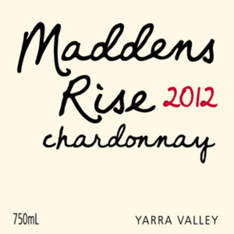 Maddens Rise Wines Chardonnay 2012 Front Label