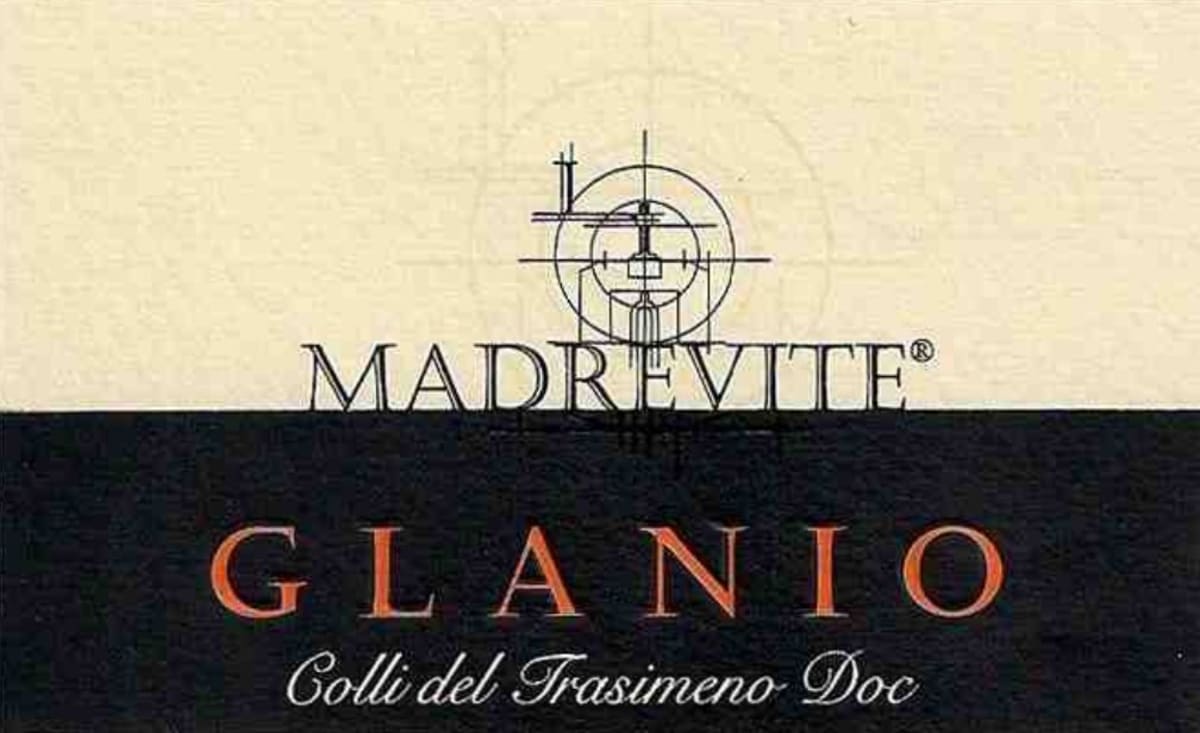 Madrevite Colli del Trasimeno Glanio 2012 Front Label