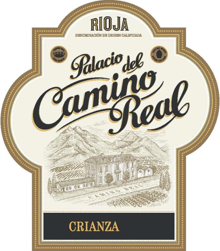 Maetierra Dominum Palacio del Camino Real Crianza 2012 Front Label