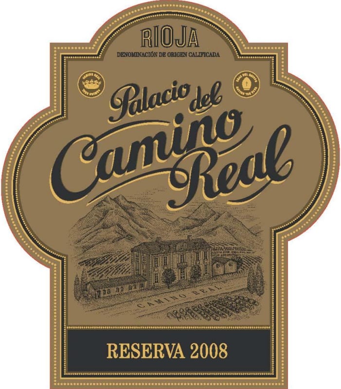 Maetierra Dominum Palacio del Camino Real Reserva 2008 Front Label