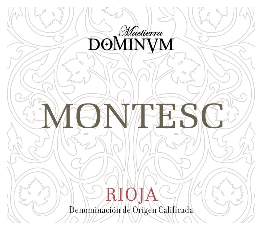 Maetierra Dominum Montesc 2009 Front Label