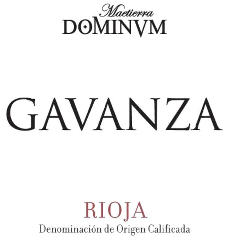 Maetierra Dominum Gavanza 2012 Front Label