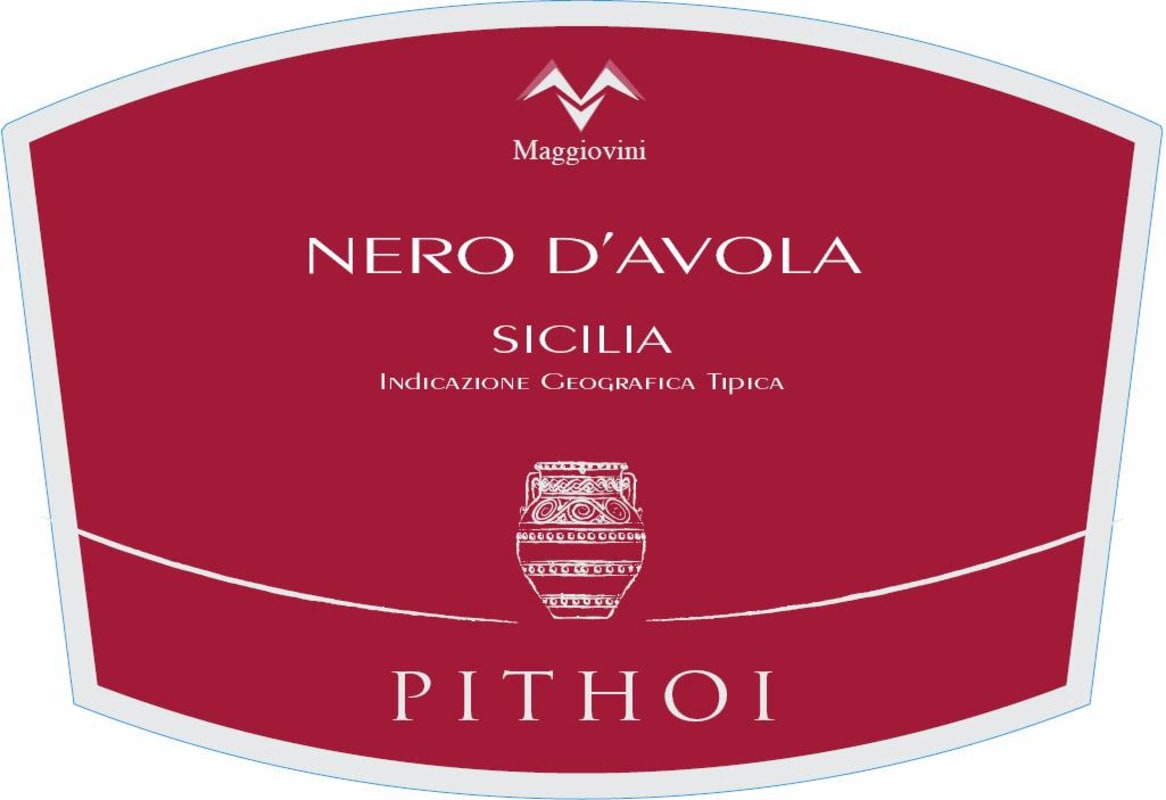 Maggio Vini Sicilia Pithoi Nero d'Avola 2008 Front Label
