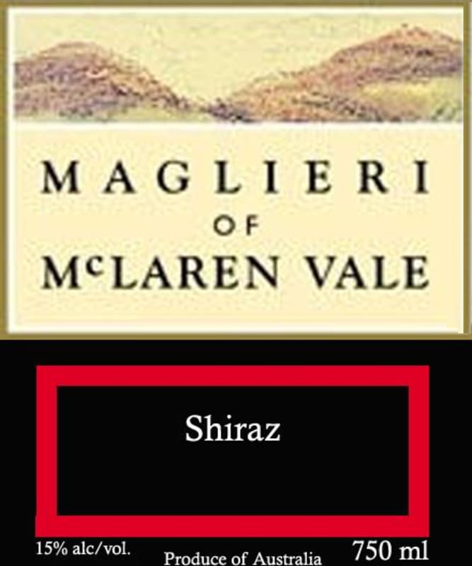 Maglieri Shiraz 2008 Front Label