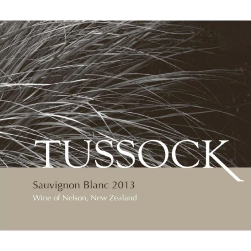 Mahana Woollaston Tussock Sauvignon Blanc 2013 Front Label