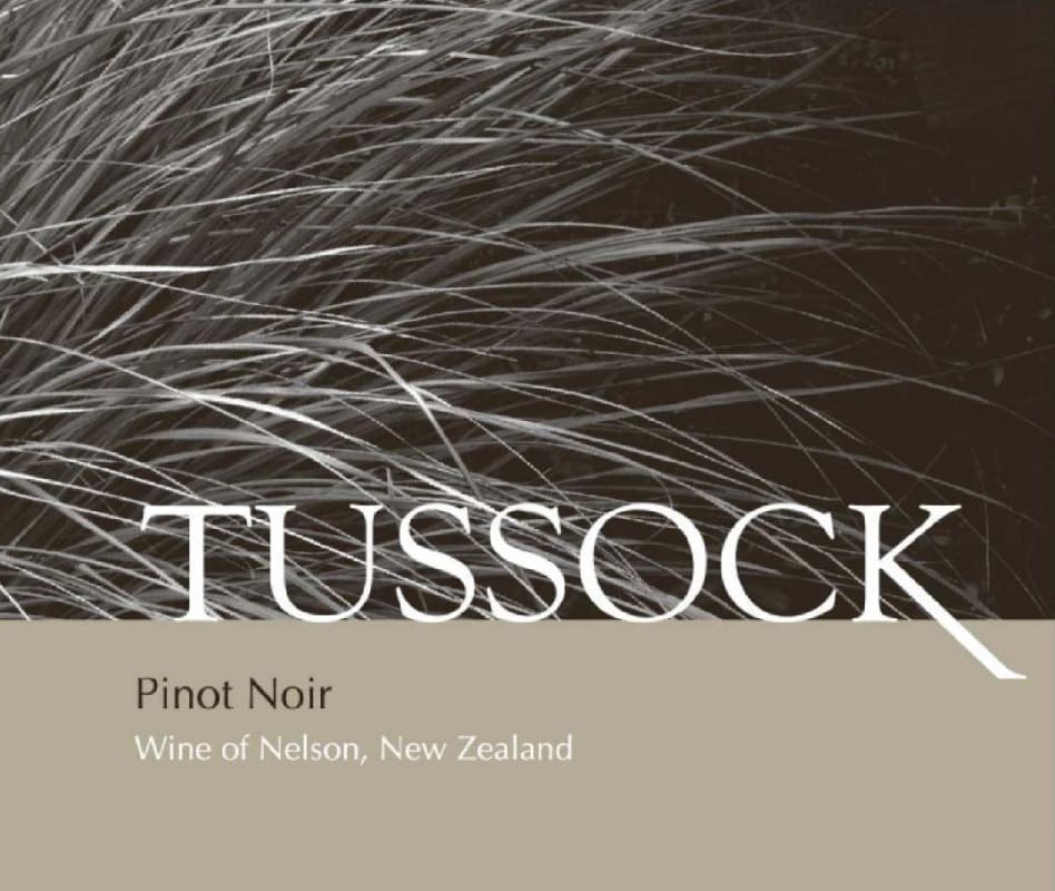 Mahana Woollaston Tussock Pinot Noir 2011 Front Label