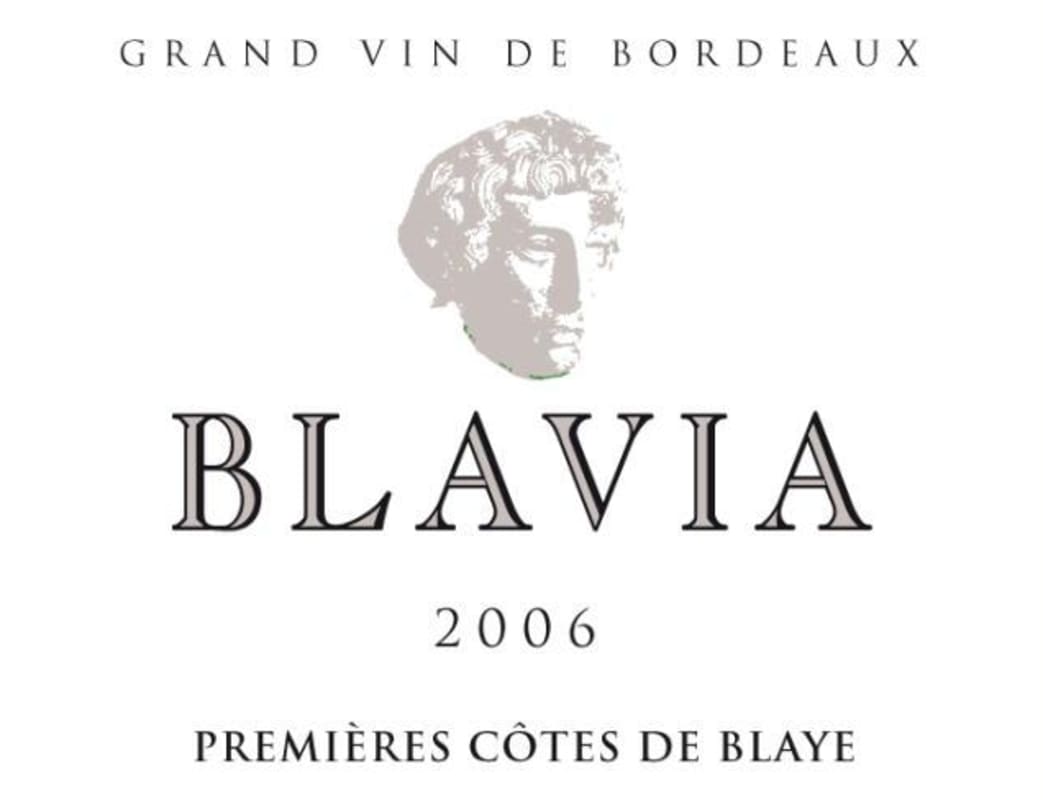 Mahler-Besse Cotes de Blaye Blavia Premiers 2006 Front Label