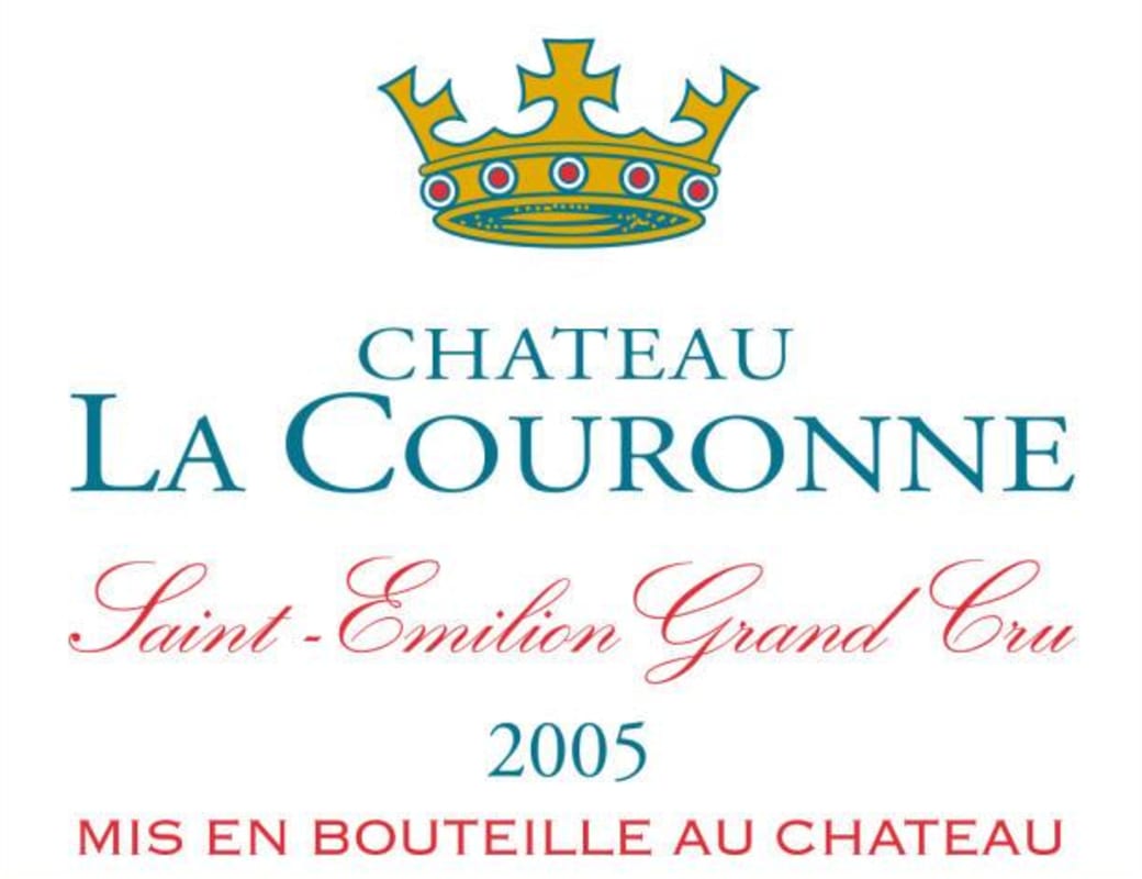 Mahler-Besse Chateau La Couronne 2005 Front Label
