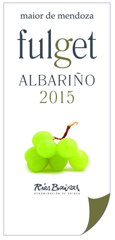 Maior de Mendoza Fulget Albarino 2015 Front Label