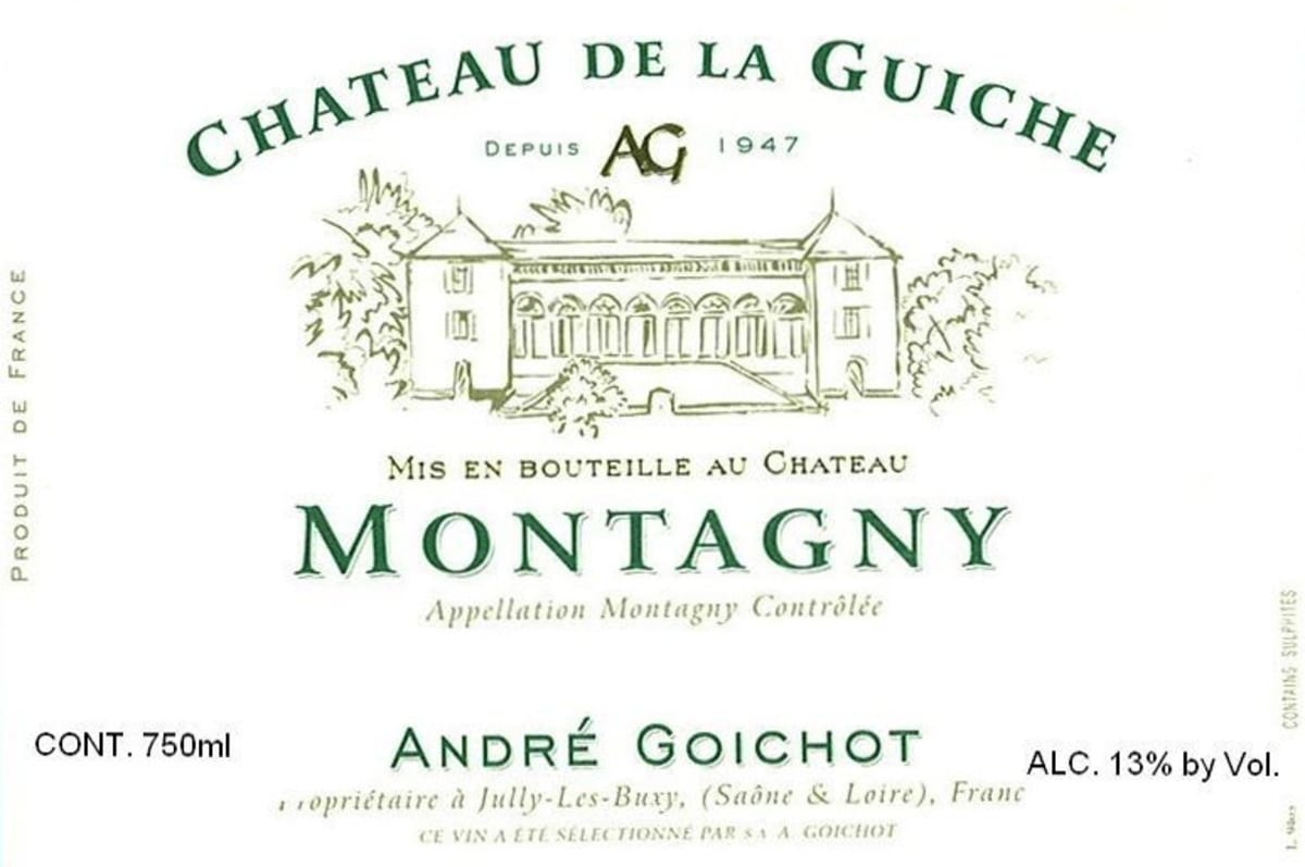Maison Andre Goichot Montagny Chateau de la Guiche 2009 Front Label