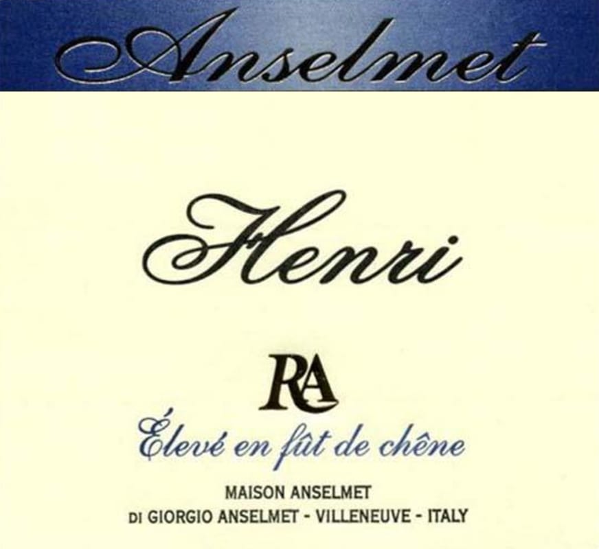 Maison Anselmet Henri Eleve en Fut de Chene 2006 Front Label