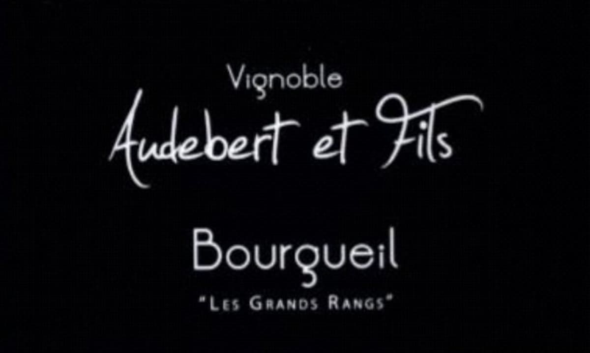 Maison Audebert et Fils Bourgueil Les Grands Rangs 2014 Front Label