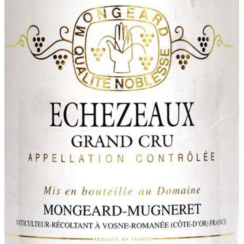 Mongeard-Mugneret Echezeaux Grand Cru 2008 Front Label