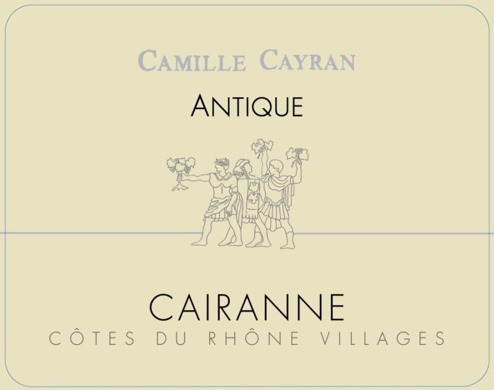 Maison Camille Cayran Cairanne Cotes du Rhone Villages Antique 2005 Front Label