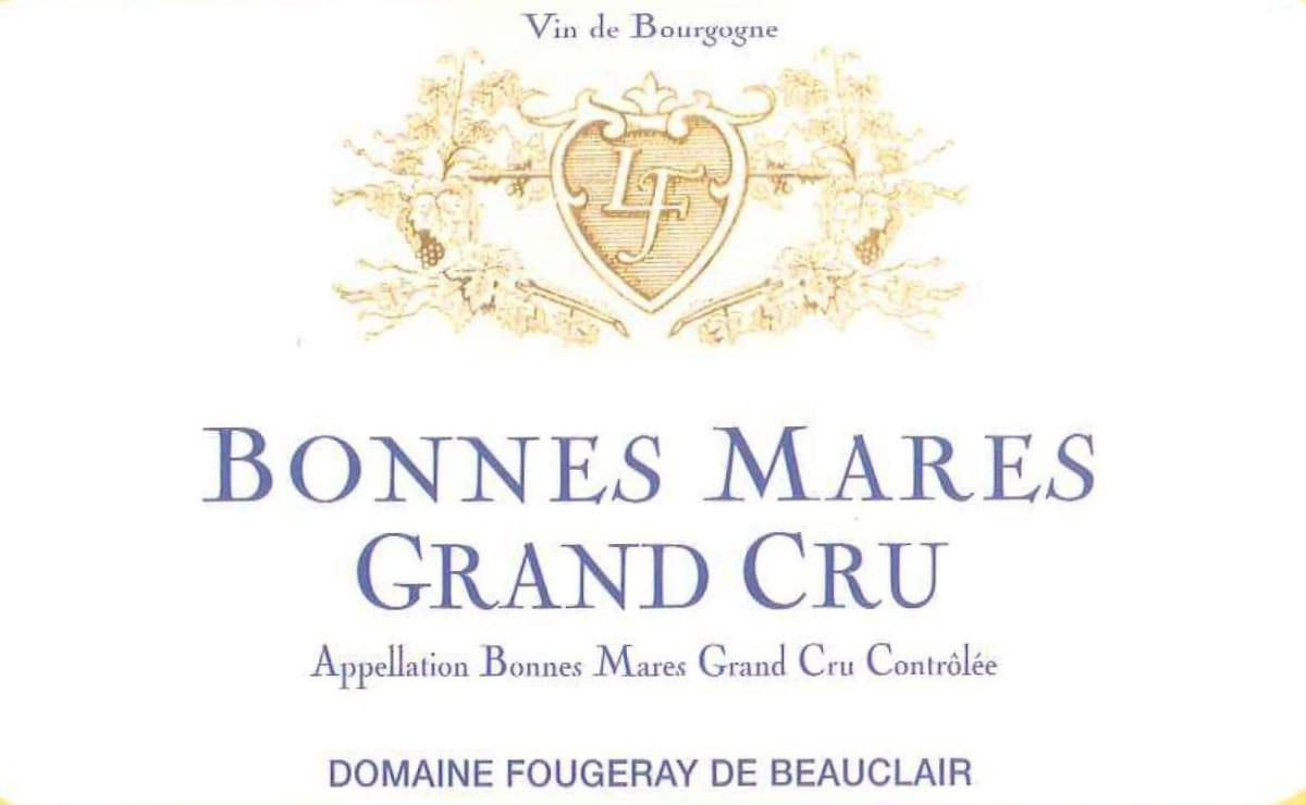 Maison Fougeray De Beauclair Bonnes Mares Grand Cru 2011 Front Label