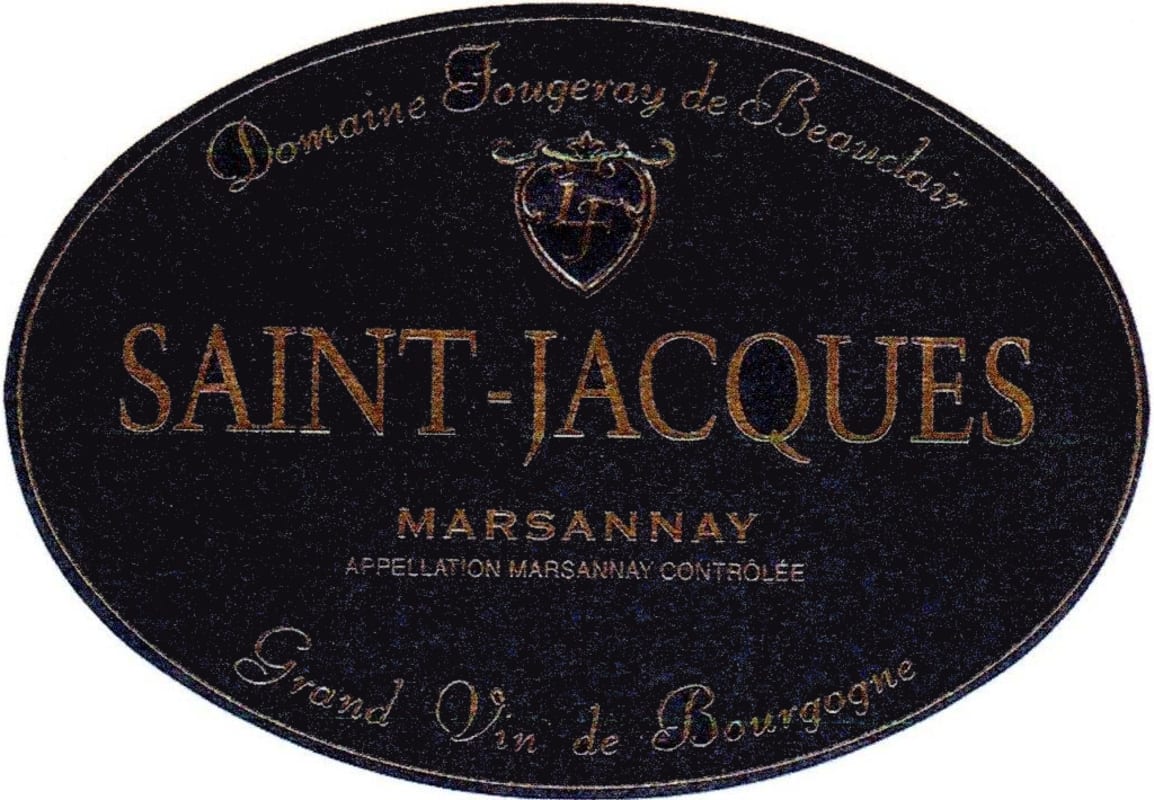 Maison Fougeray De Beauclair Marsannay Saint-Jacques Rouge 2013 Front Label