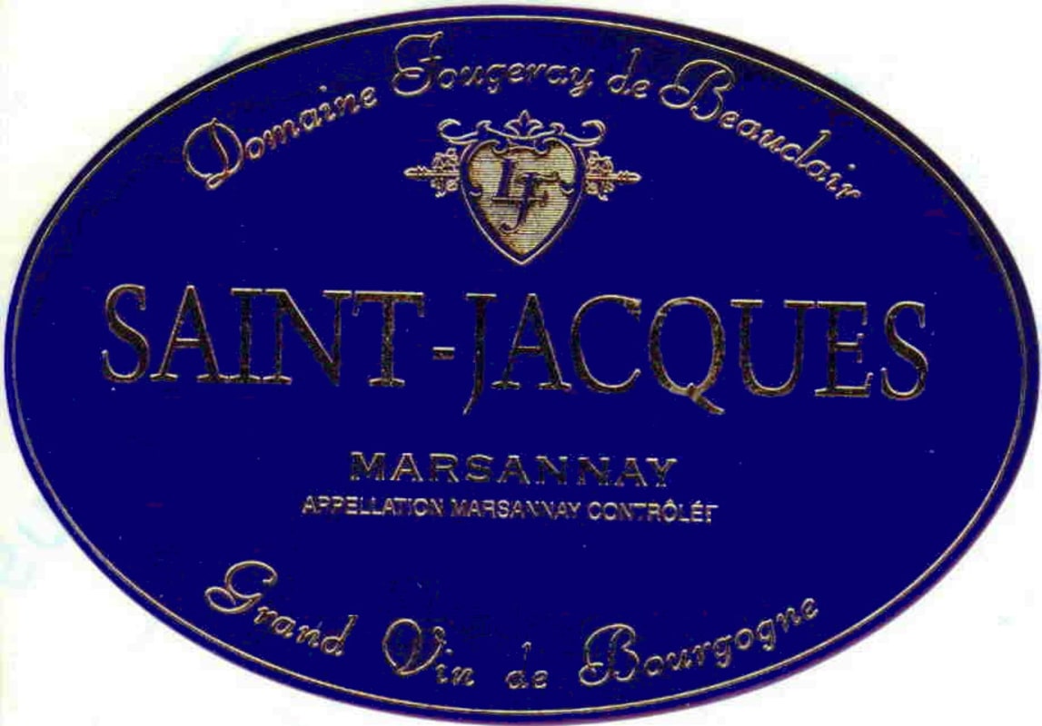 Maison Fougeray De Beauclair Marsannay Saint-Jacques Rouge 2007 Front Label