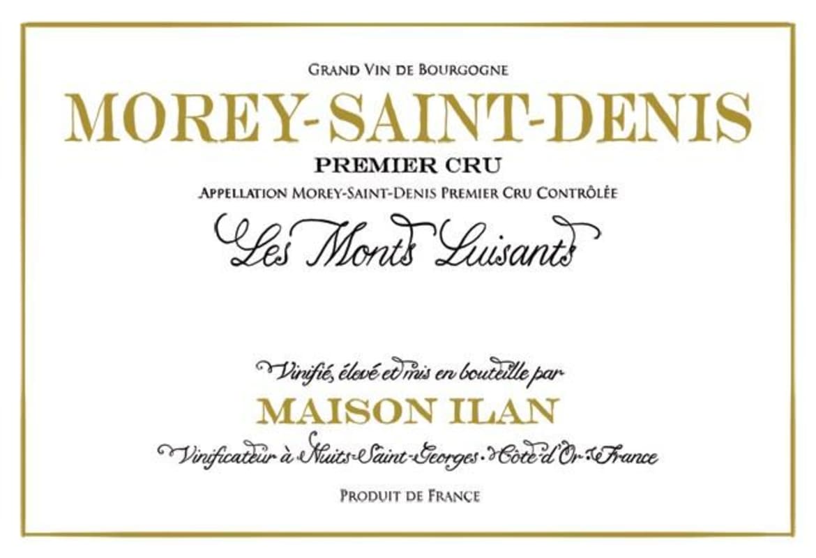 Maison Ilan Morey-Saint-Denis Monts Luisants Premier Cru 2012 Front Label