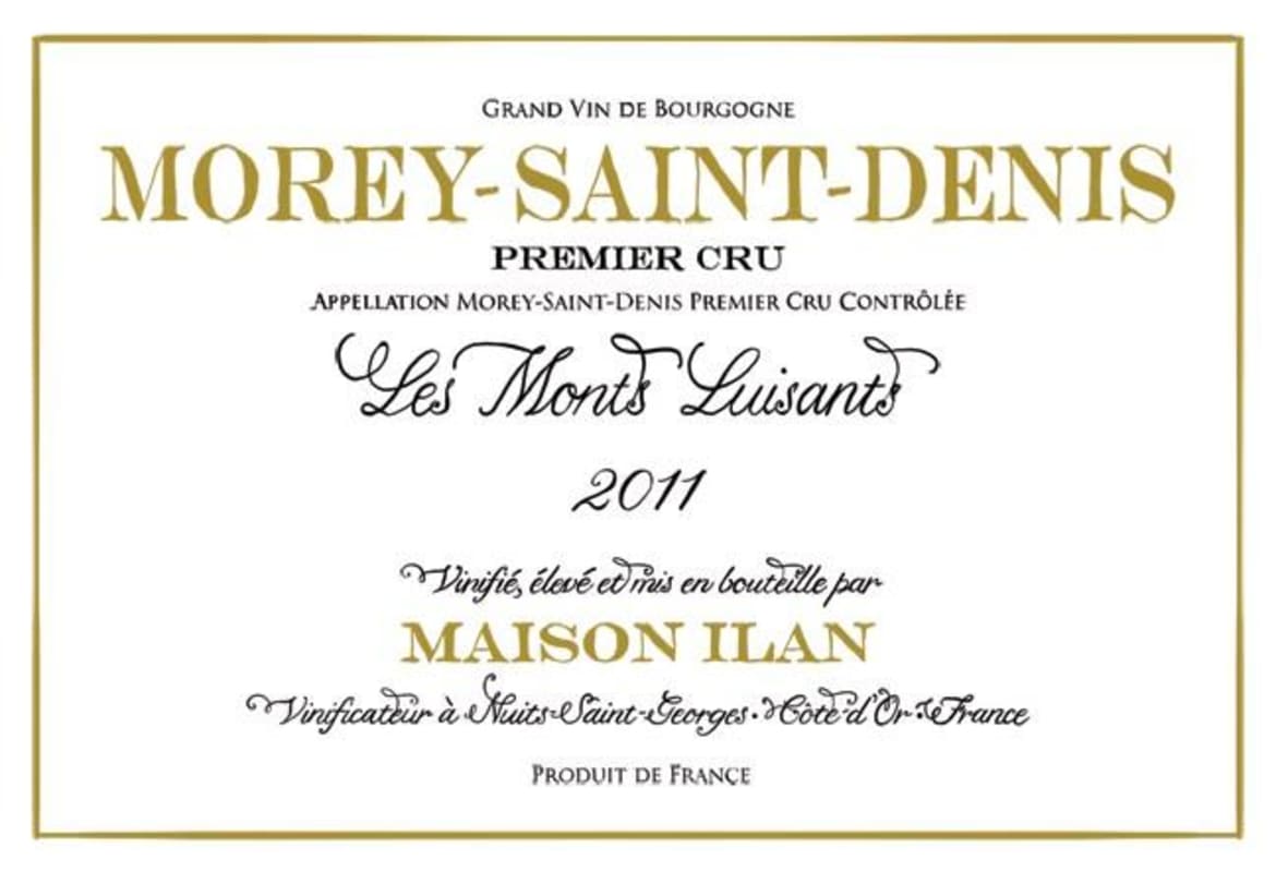 Maison Ilan Morey-Saint-Denis Monts Luisants Premier Cru 2011 Front Label