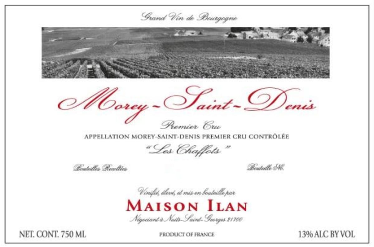 Maison Ilan Morey-Saint-Denis Les Chaffots Premier Cru 2010 Front Label